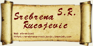 Srebrena Rucojević vizit kartica
